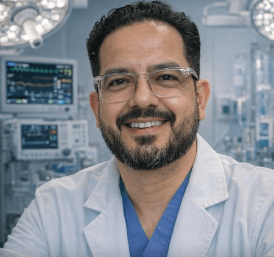 Dr. Arturo Ramos en quirófano